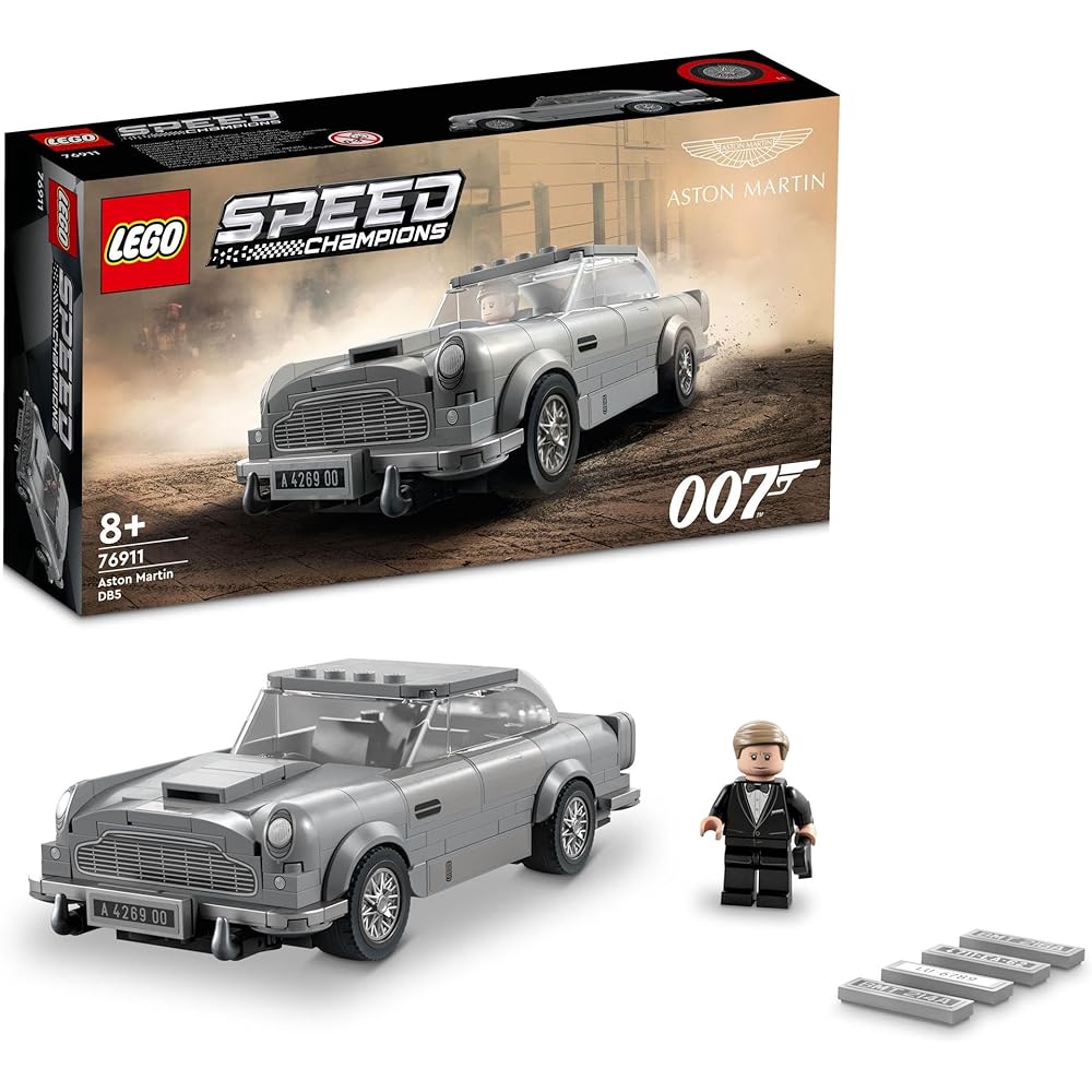 

LEGO Speed Champions 007 Aston Martin DB5 Building Set Toy for Boys 8 Years and Up