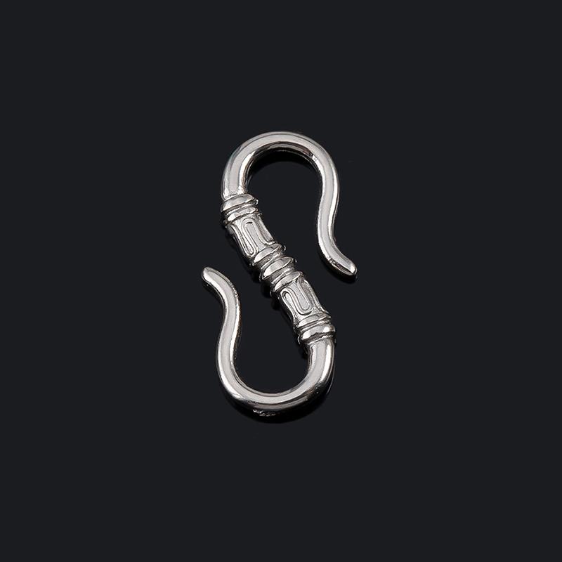 Stainless Steel Hand-Shape Toggle Connectors Diy Jewelry Making Bracelet Clasps Bulk Accessories