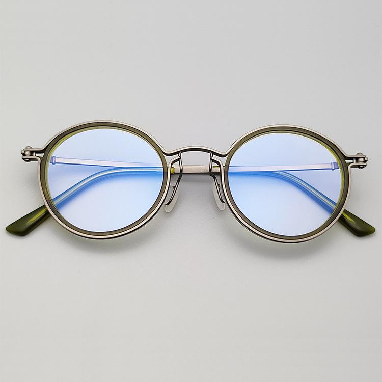 

Taiat Retro Pure Titanium Star с очками, сверхлегкая удобная простая конструкция, оправа для пластины blue film