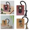 1:12 Desk Phone Model Vintage Realistic Dioramas Simulated Mini Phone Miniature Dial Phone for Architectural Layout