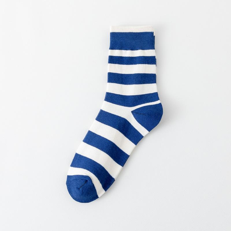 5/10 Pairs Women Double Layer Octagonal Flower Rabbit Wool Socks Autumn Winter Retro Coarse Knit Socks