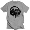 Cheap  Skull With Music Headset Rock Forever Tee Shirts Mens  Made Oversized Anime Tshirt Men Premium Cotton Gothic Style Tshirt