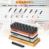 Knife Sharpening Stone Premium Quality Knife Sharpener Set Sharpening Stones Bamboo Whetstone and Sharpening Stone Set with Surface Adjuster Ideal for