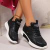 Autumn Women's Flat Shoes New Lace Up Breathable Mesh Platform Shoes for Women Casual Sneakers Outdoor Fashion Women's Tenis