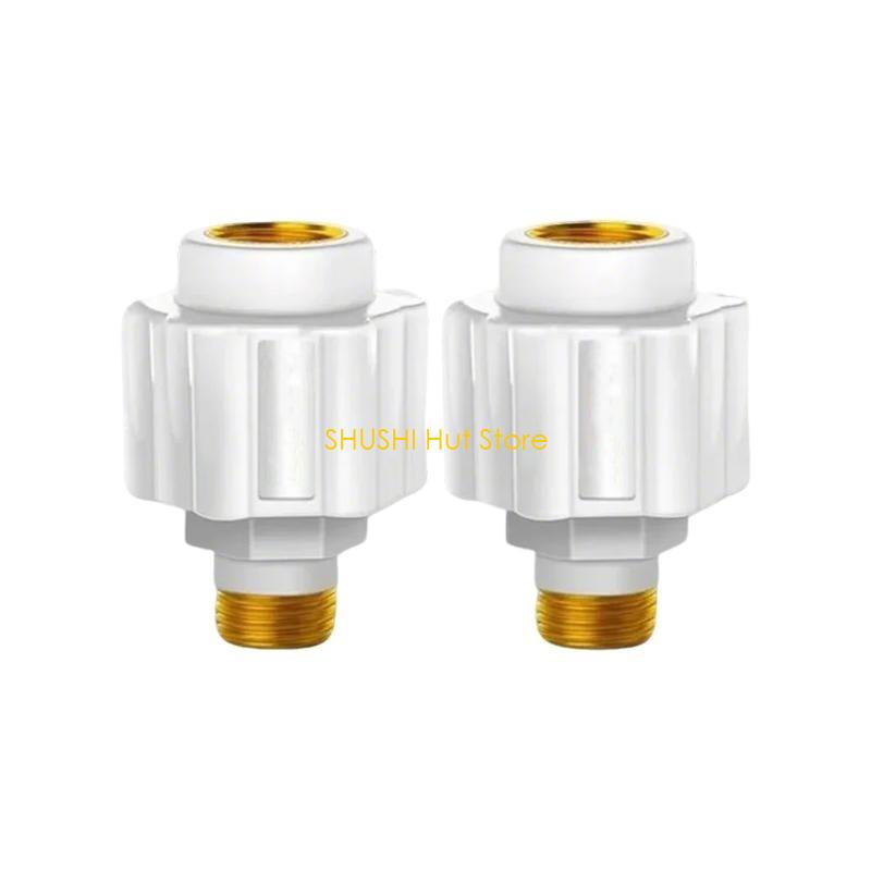 2 Pieces Without Shock Safety Valves for Kitchen Supplies and Bathroom Use D57B