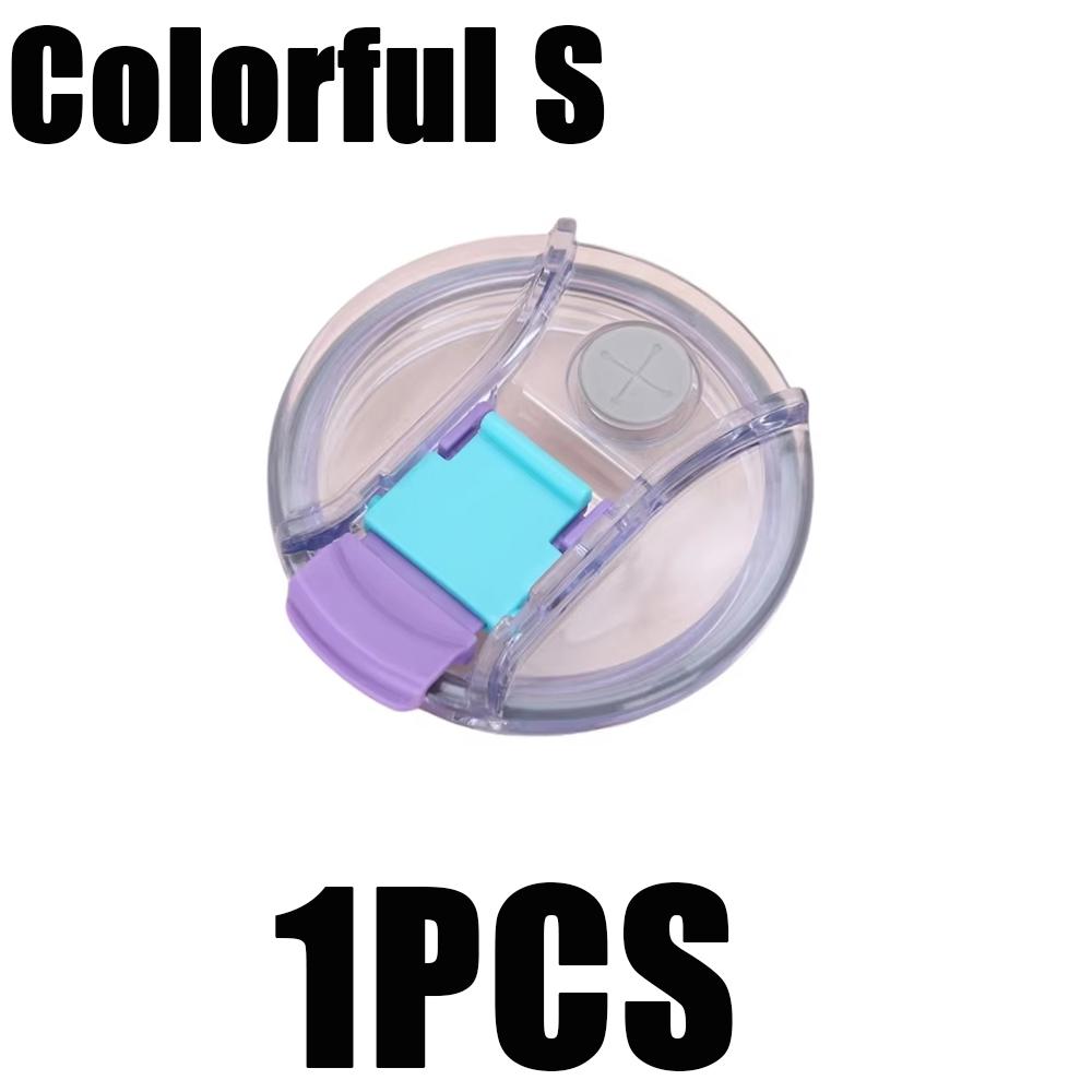 

1pcs 30/40oz Sealing Bottle Cover With Lock Plastic Cover Transparent Leak-Proof Thermal Insulation For Staney Tumber Cup Lids