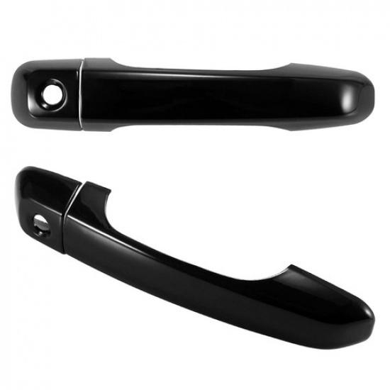 8PCS No Smart Key Exterior Door Handle Cover Trim For Toyota 4Runner 2010-