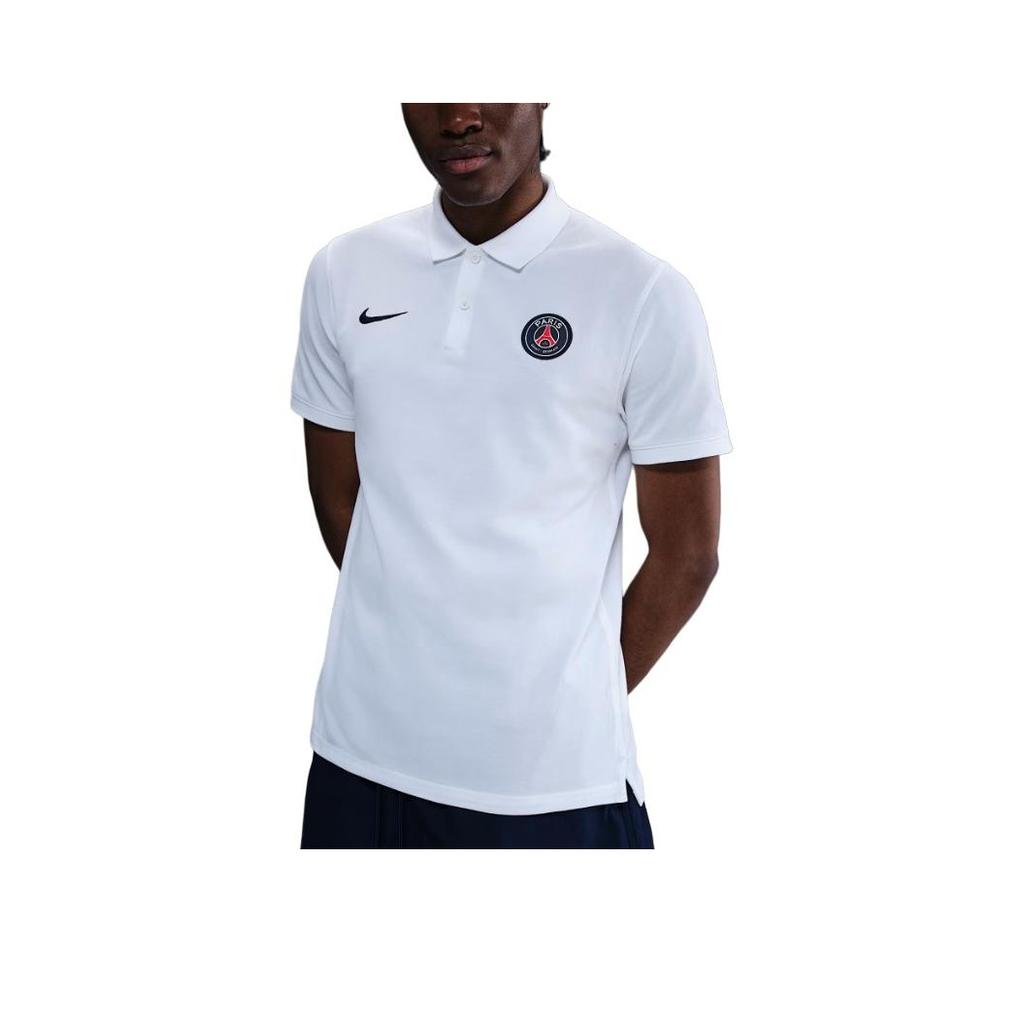 Nike Logo Short Sleeve Polo Shirt Men tops White HV8994-103