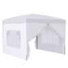 3x3(m) Pop Up Gazebo With Curtain Walls And Windows White