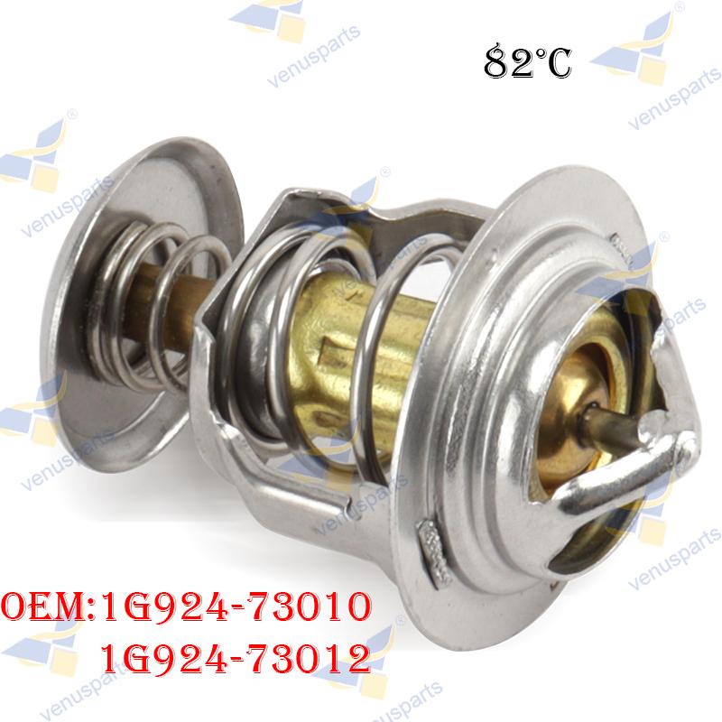 1G924-73010 Thermostat For Kubota D1703 D1803 V2203 V2403 1G924-73012 82°C Engine High Quality Brand New 1G92473010
