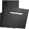 Hotte Décor Murale - Inclinée Verre - BOSCH SER4 - DWK67FN60 Noir - Home Connect - L: 590 Mm X P: 433 Mm