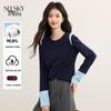 Women's Color-Block Long-Sleeve T-Shirt