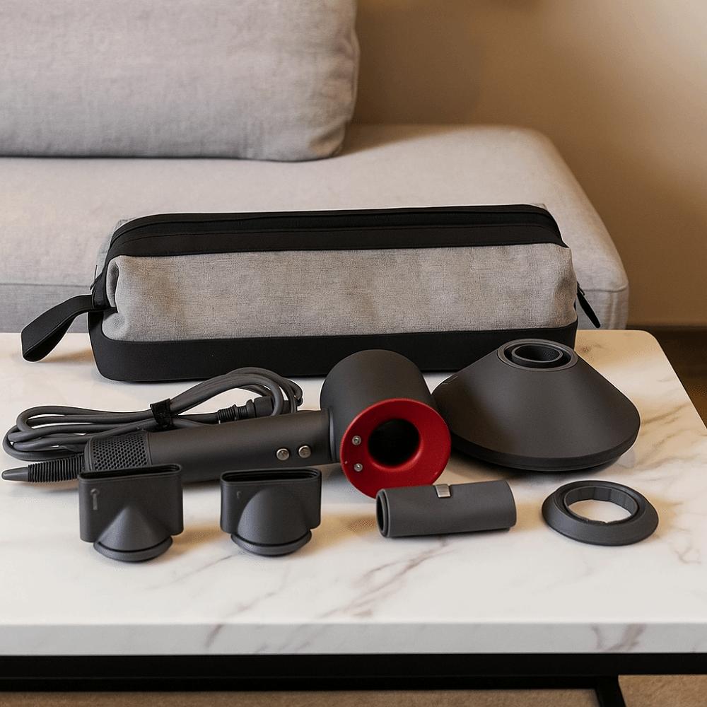 Shockproof Hair Dryer Case Anti-Scratch Hair Straightener Organizer Cosmetic Pouch Daily Organizer