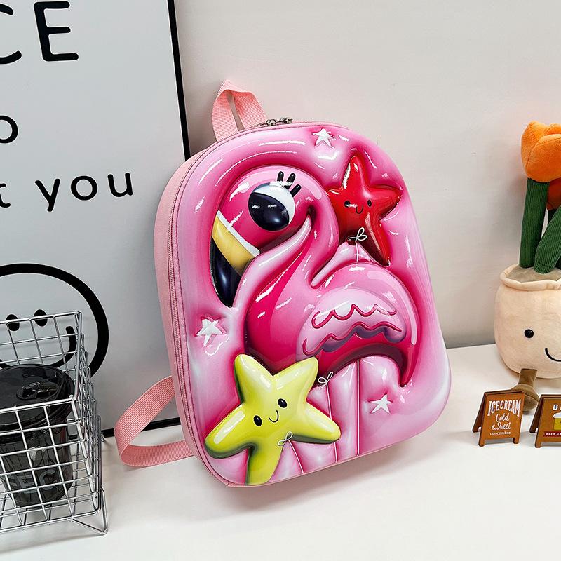 3D Cute Cartoon Children's Fashion School Bags For Boys And Girls Primary School Large Capacity Backpacks Waterproof Backpacks