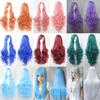 80cm Lange Wellenperücke in Lebhaften Farben Hochtemperaturfaser Ideal für Cosplay-Veranstaltungen