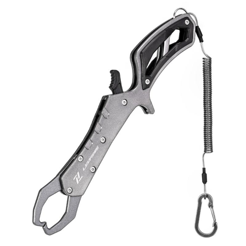 Lightweight Fish Lip Grabber Aluminum Alloy Fish Control Floating Fish Lip Grabber Fishing Tool Tackle for Fisherman