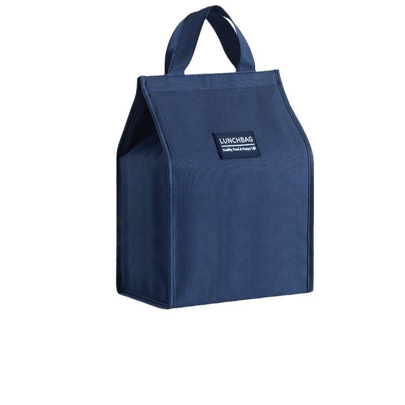 

Modern Portable Lunch Box: Insulated Bento Bag for Fresh Food - Essential for Office Workers and Dorms Small темно-синий