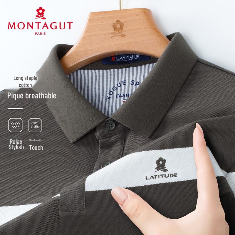 MONTAGUT Men s Long-Staple Cotton Polo Shirt 54