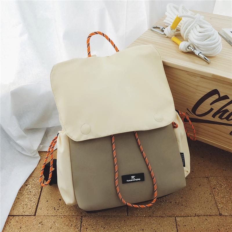 Compact Drawstring Backpack for Women and Men Lightweight Nylon Outdoor Travel Bag