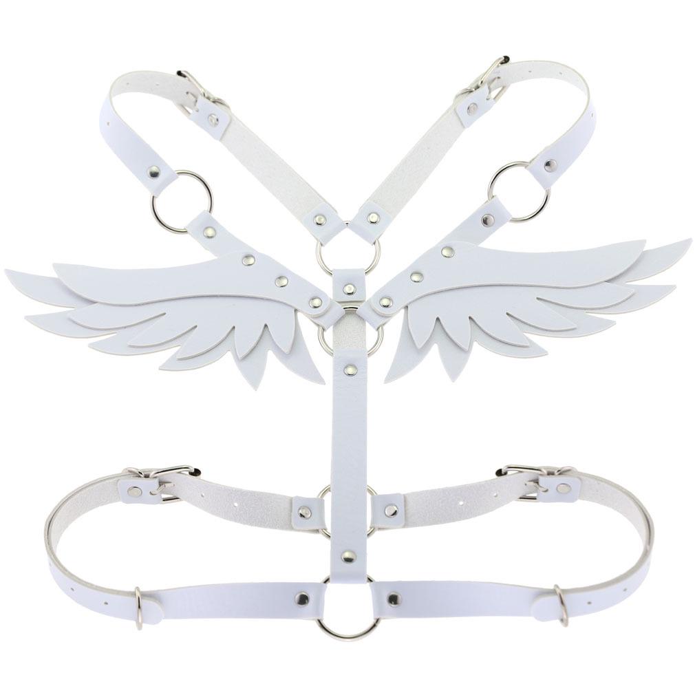 Sexy Wings Leather Body Harness Woman Men Fashion Goth Punk Strap Festival Girls Lingerie Cosplay Jewelry Practical Household Product