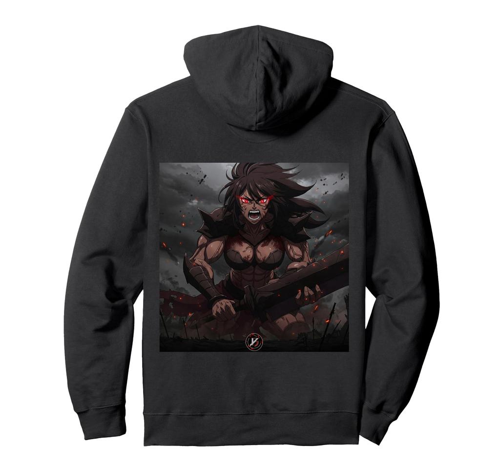 Anime Girl Warrior Sword Hoodie