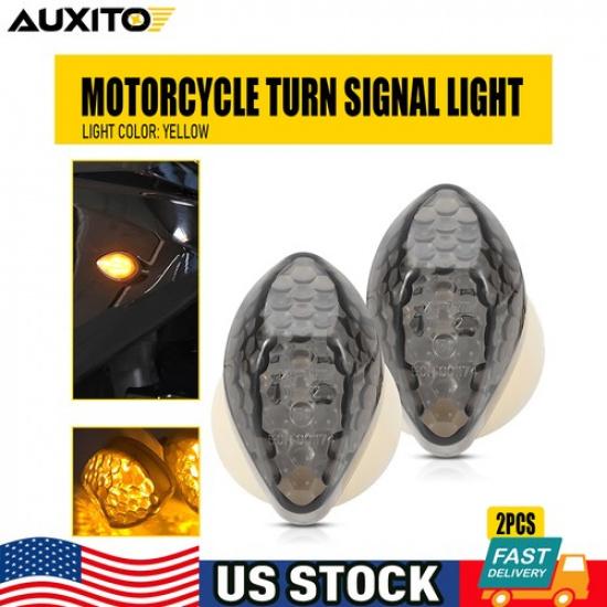 2 Pack Flush Mount Front Turn Signals Light Fit Honda CBR 600RR 1000RR 04-13 B