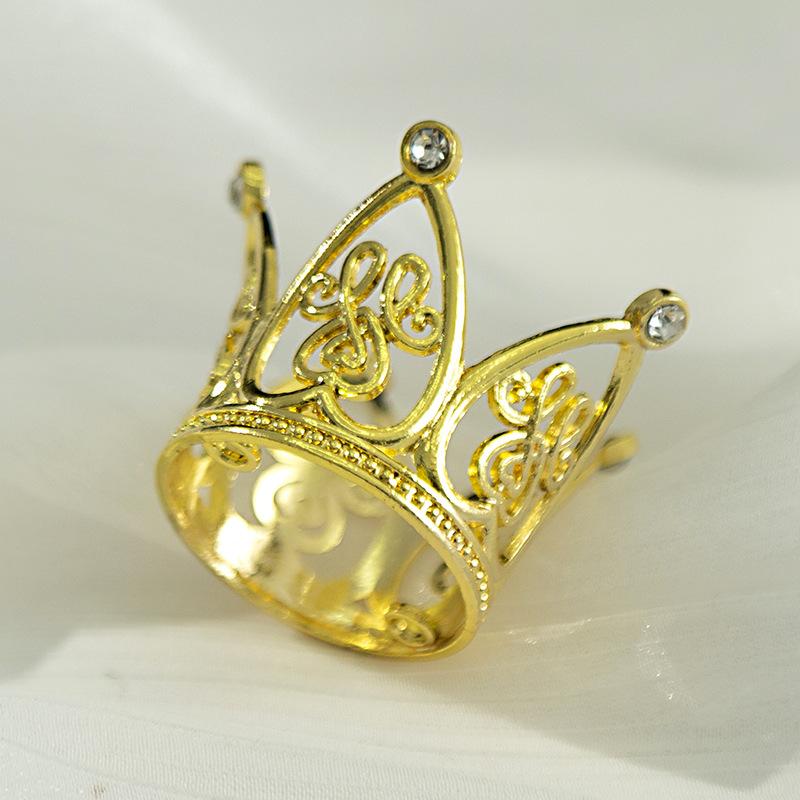 Blumen und Dekorationen Geburtstag Backen Krone Kinder Mini Rund Aufführung Liebe Krone Strass Kopfschmuck