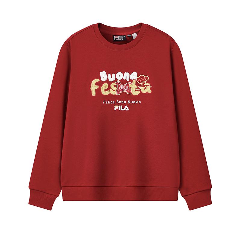 FILA Sweatshirt Unisex Rhythm Red F11U619205FPK M