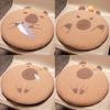 Capybara Cushion Seat Office Thick Cartoon Chair Pad Capybara Backrest Pillow
