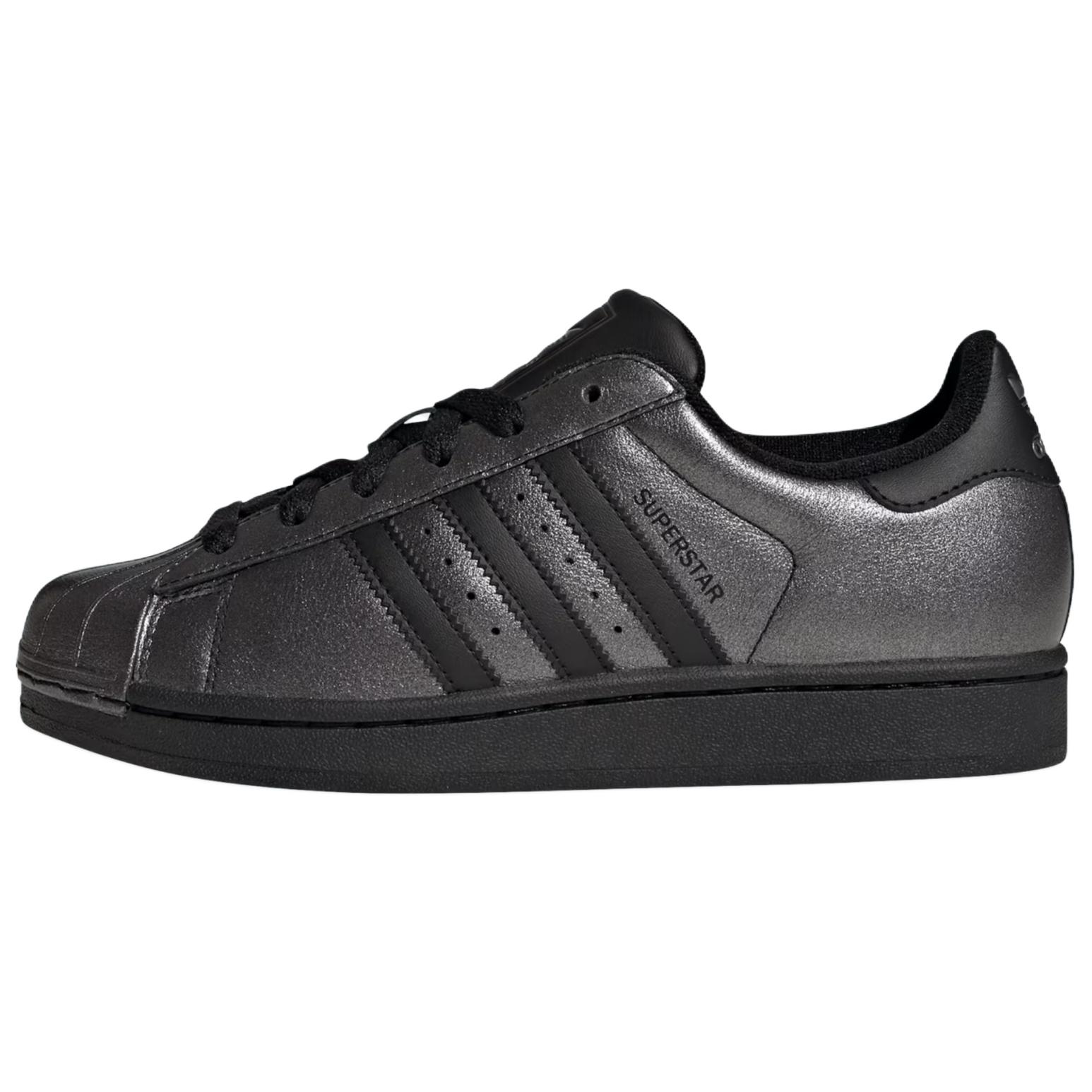 Superstar Wmns Adidas Originals Ii  Core Black Iron Metallic  Women s IH1598 40