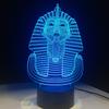Factory Dropshipping ODM Rechargeable Touch Switch Dog Arylic Panel Box Table Night Lamp  16 Colors Change 3D LED Light