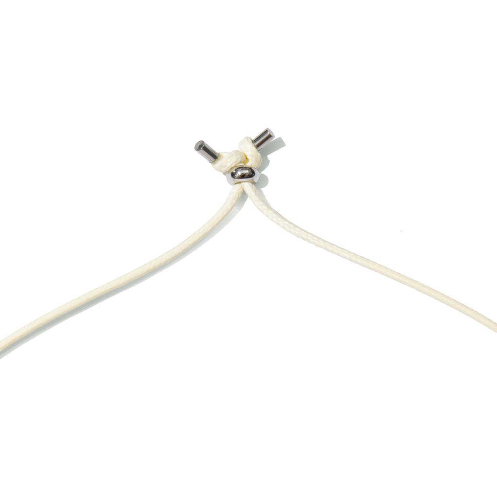 Joegush Rock Heart Necklace (Butter Cream)