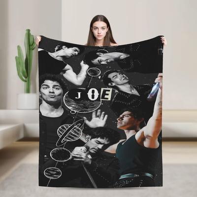Joe Jonas Joecation Blanket Quality Warm  Throw Blanket Winter Students Living Room Pattern Bedspread