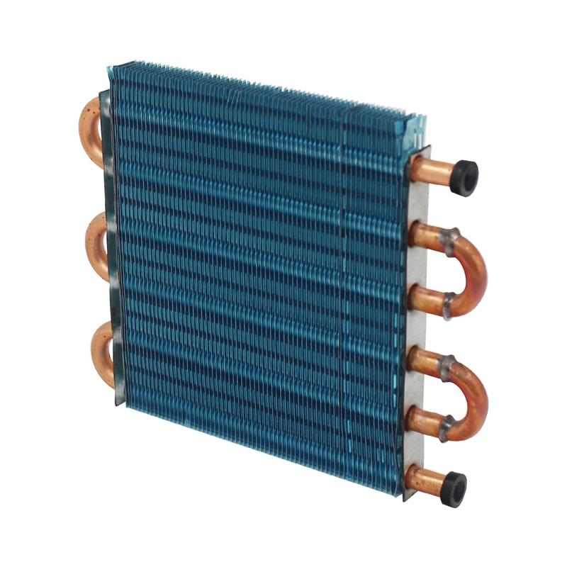 Miniature condensing radiator copper tube aluminum fin heat exchanger finned air cooled evaporator mini condenser accessories
