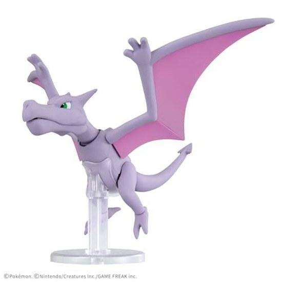 BANDAI SPIRITS Pokemon Plamo Collection Fossil Series Ptera Plastic Model Kit Pre-colored