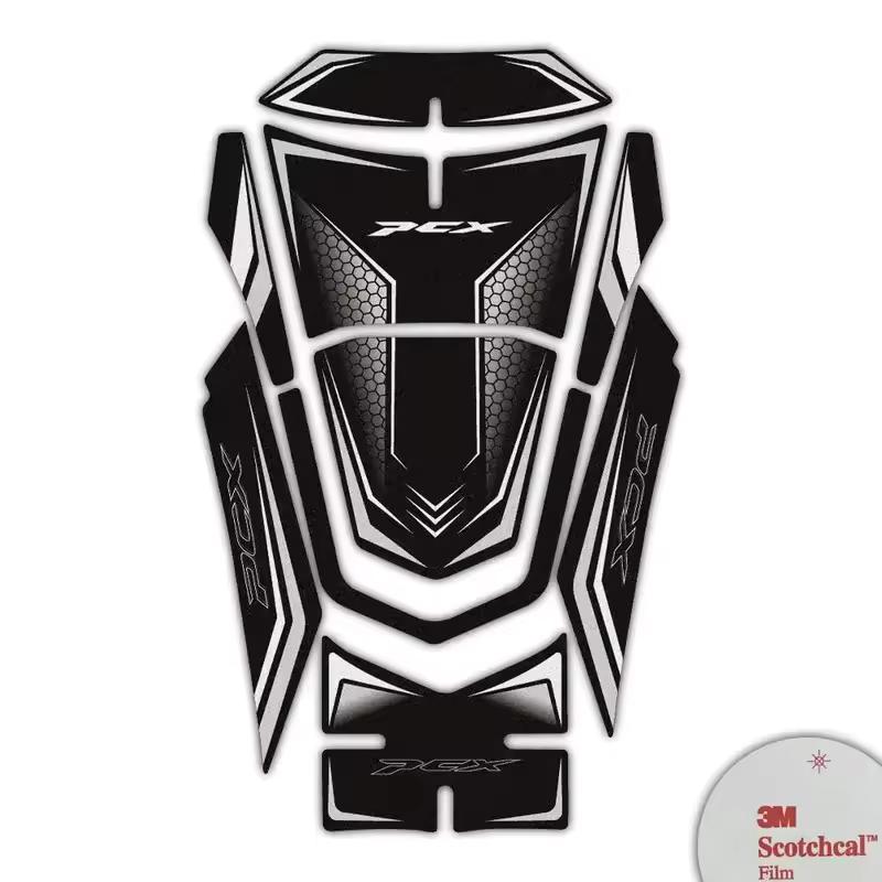 

For Honda PCX160 Pcx 160 -22 3M Frosted Motorcycle Fuel Tank Traction Pad Sticker Gas Cover Protector Accessori 3M FrostedXQc