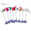 Cat Stick Toy Cat-friendly Design Soft Feather Pet Mouse Imitation Spring for Home