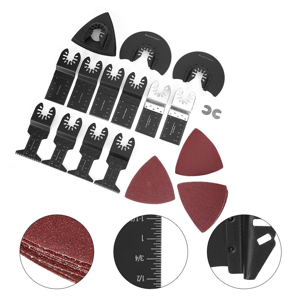 25PCs Set High Carbon Steel Saw Blades Carpenter Woodworking Tool Black MultiFunction