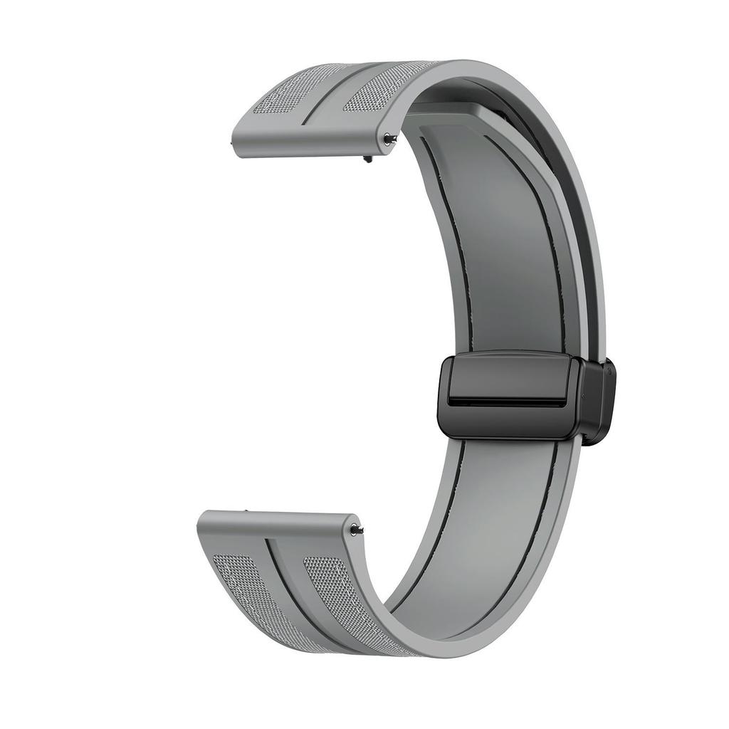 Woven Nylon & Silicone Strap for Huawei Watch GT5/GT6/4 Pro with Magnetic Buckle, Compatible with Apple Watch.
