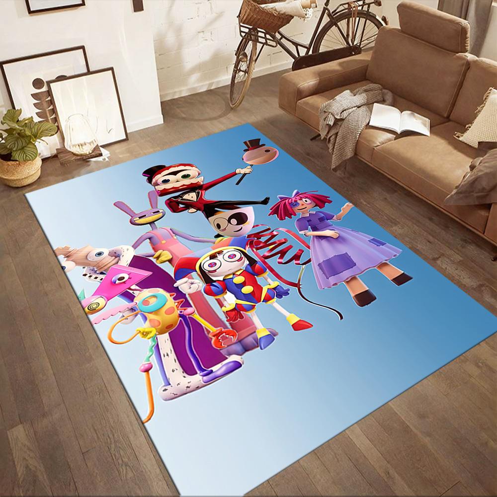 Digital Circus Carpet Design for Entryway Dormitory Dining Room Bedrooms Antislip Carpet Decorate Offices Perfect Birthday/Christmas Gift Idea
