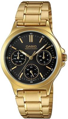 Standard Casio Black Analog Business Quartz Watch Women's LTP-V300G-1A (International Shipping)