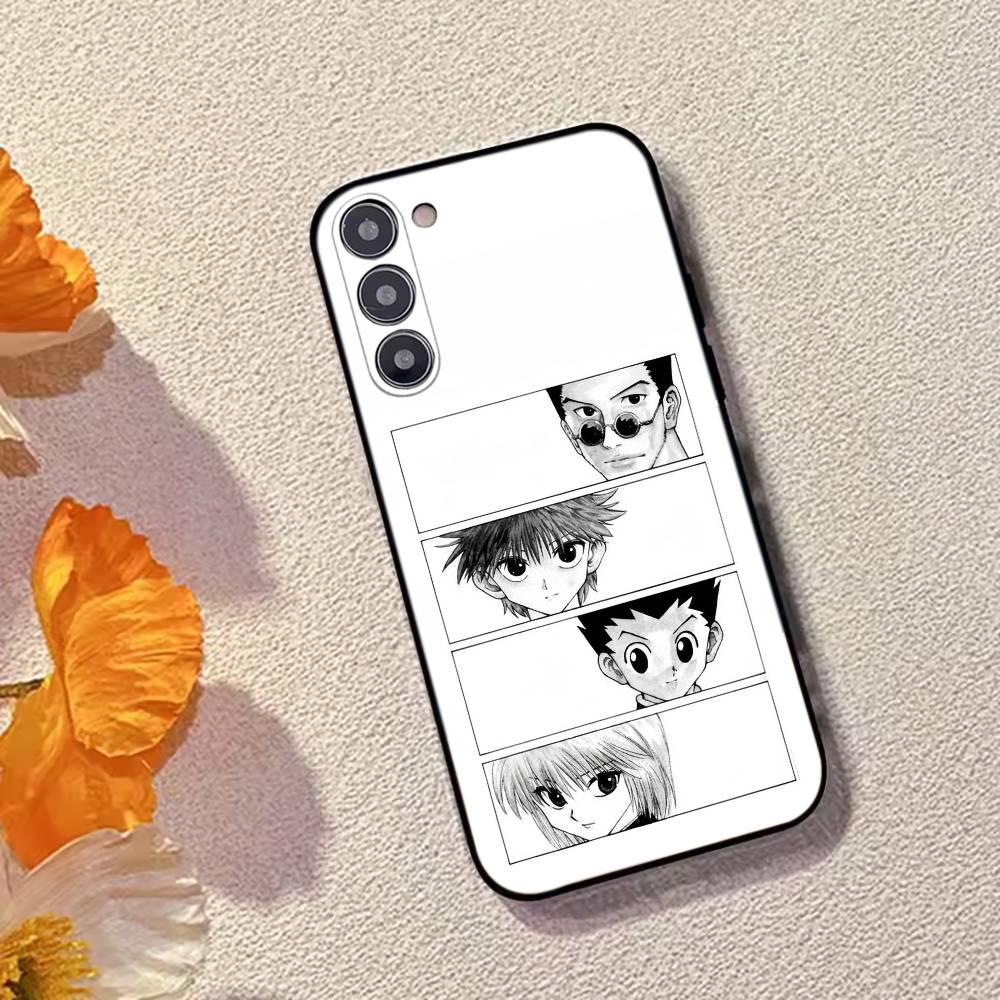 Hunter X Hunter Japanese Manga Phone Case For Samsung Galaxy A73,A72,A71,A70,A53,A52,A51,Soft Silicone Black Cover