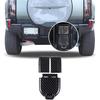 Car Trailer Hitch Cover Caps for Hummer EV Accessories Carbon Fiber Style Rear Bumper Trailer Hitch Cover Trim for 2022-2024 2025+ Hummer EV SUV
