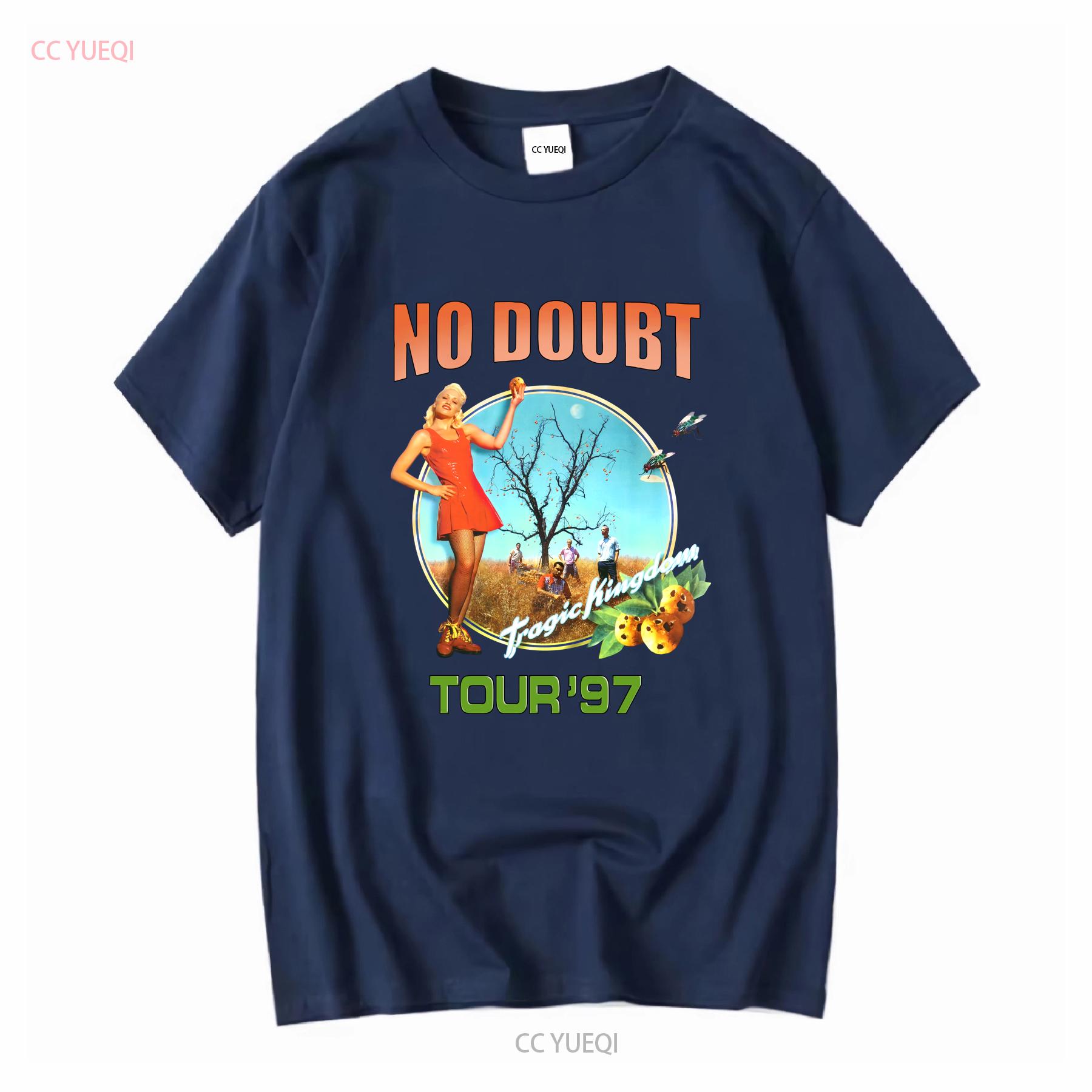 Vintage 1997 No Doubt Tour 87 Weißes T-Shirt KV10583 Langarm Vintage Gewaschen Mode Vielseitiges Oberteil Für Den Alltag Grafik S