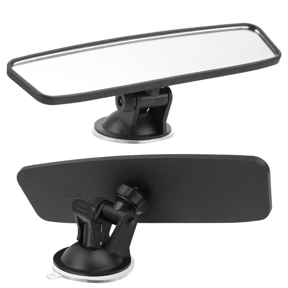 Oglindă Retrovizoare Interioară Auto Reglabilă cu Ventuză Oglindă Plană Mașină de Antrenament Auxiliară Oglindă pentru Marșarier Ajutor la Conducere