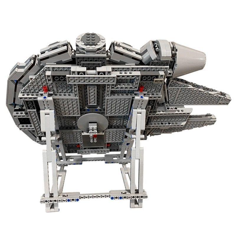 Moc Display Stand For 75105/75212 Bracket Building Blocks Set For Small Falcon Display Base Bricks Toy