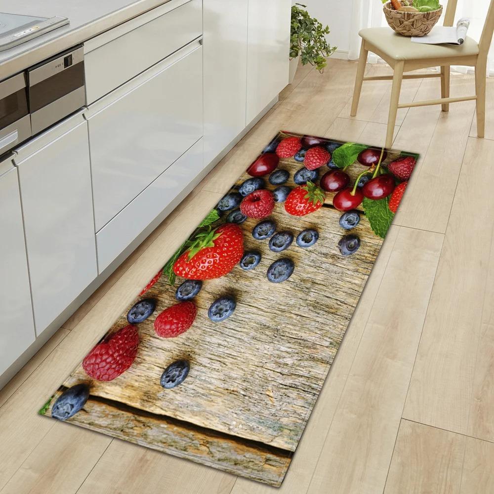 Fruit Pattern Home Kitchen Floor Mat Door Decoration Floor Mat