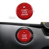 For Mazda 3 CX-30 CX-30 EV - Compatible with Start Stop Button Cover Carbon Fiber Keyless Car Engine Ignition Switch