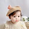 Solid Color Windproof Newborn Cotton Toddler Painter Hat Pumpkin Cap Infant Beanie Hat Baby Hat