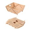 Plastic Collapsible Colander Kitchen Food Strainer for Fruit, Vegetables Foldable Drain Basket with